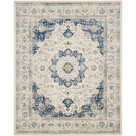 Safavieh Evoke Large Rectangle Area Rug, Ivory and Blue - 11 x 15 ft. EVK220C-1115